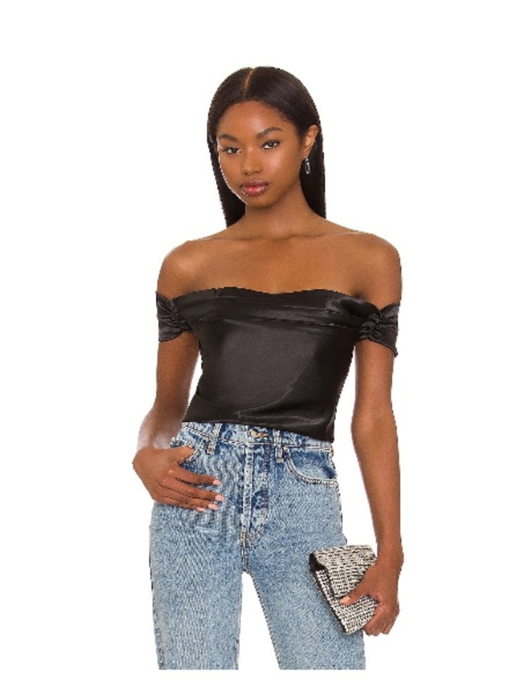 superdown kris drape bustier top